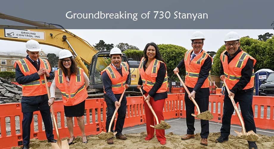 730 Stanyan Groundbreaking